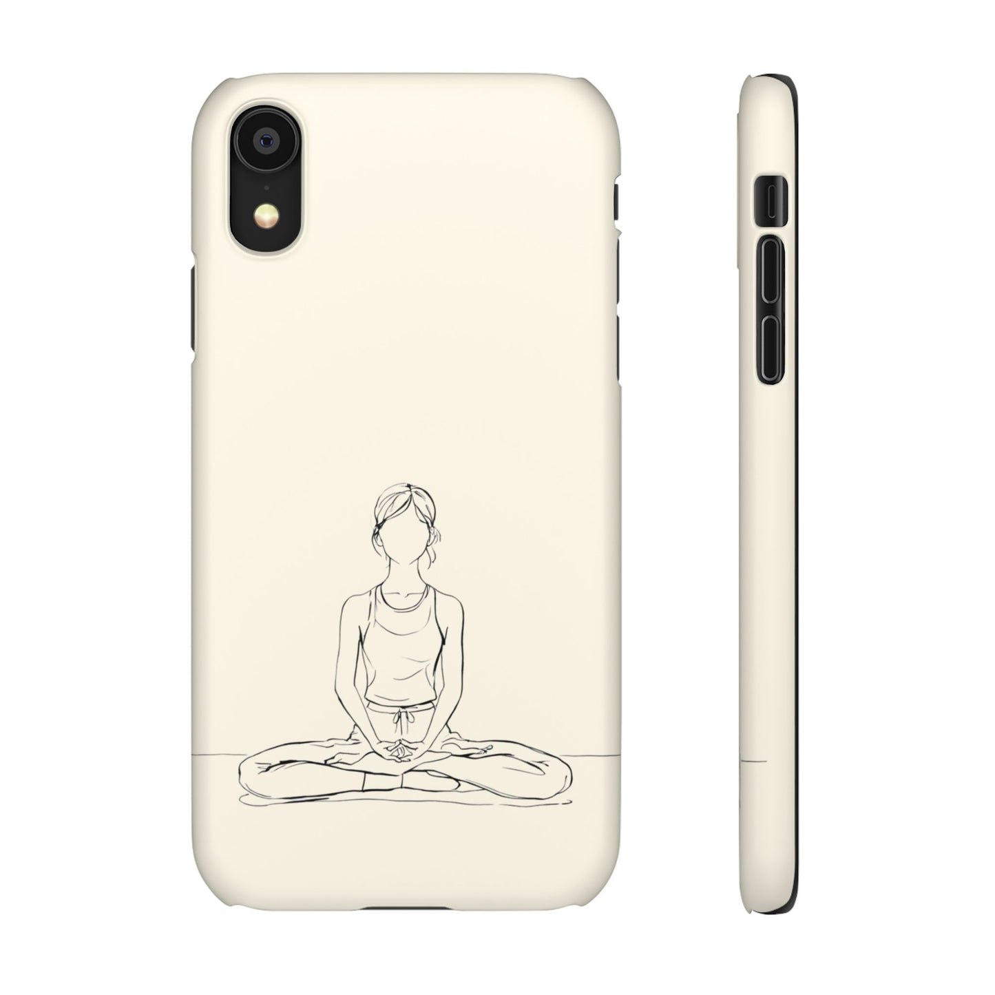 Serene Flow, Yoga Pose Phone Case For iPhone 16 15 Pro 14 12 XR 8 Samsung