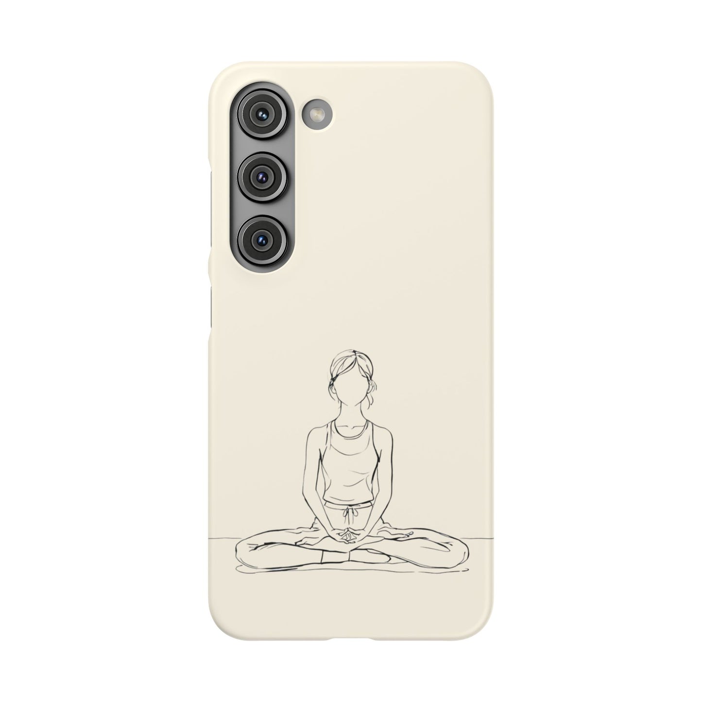 Serene Flow, Yoga Pose Phone Case For iPhone 16 15 Pro 14 12 XR 8 Samsung