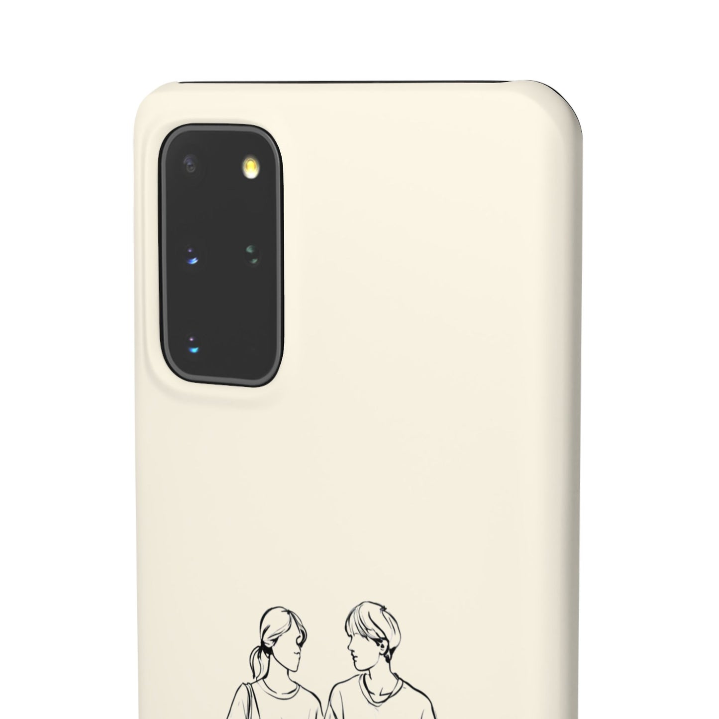 Together Forever Line Art Phone Case, Minimalist Couple Design For iPhone 16 15 Pro 14 12 XR 8 Samsung