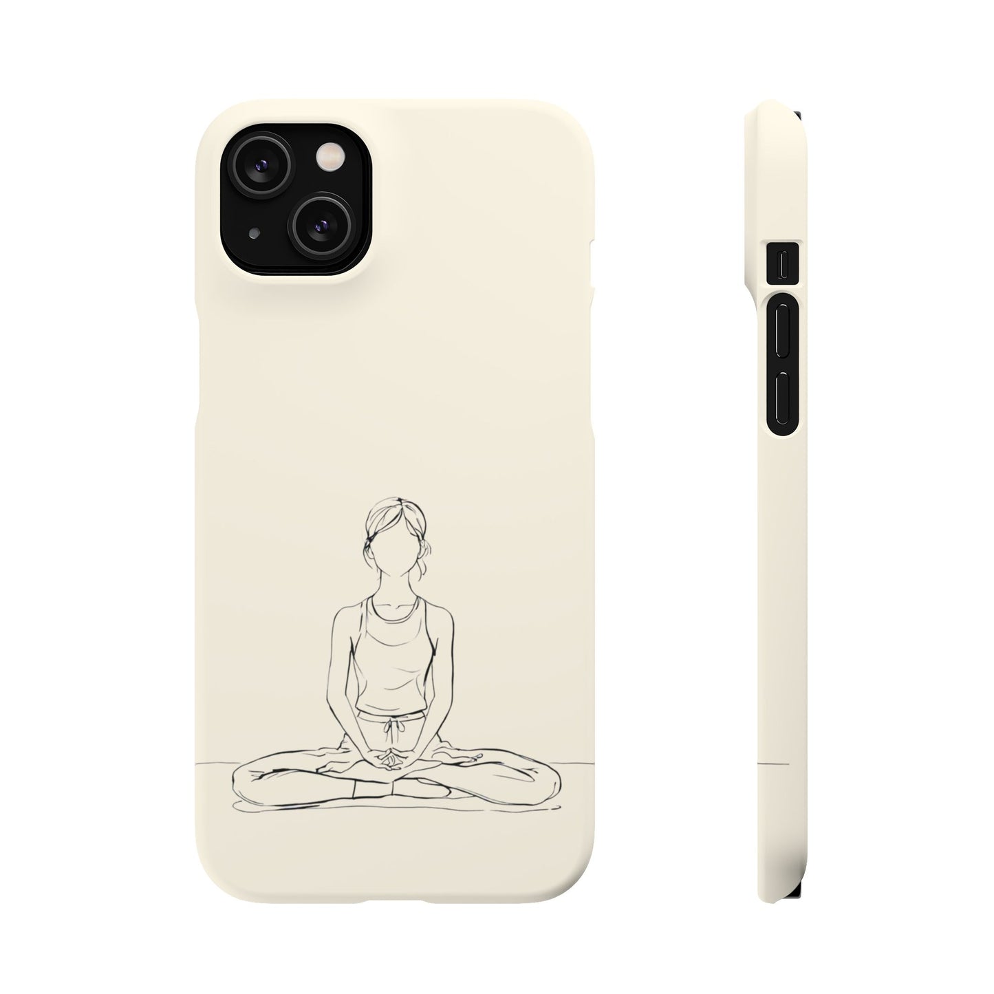 Serene Flow, Yoga Pose Phone Case For iPhone 16 15 Pro 14 12 XR 8 Samsung