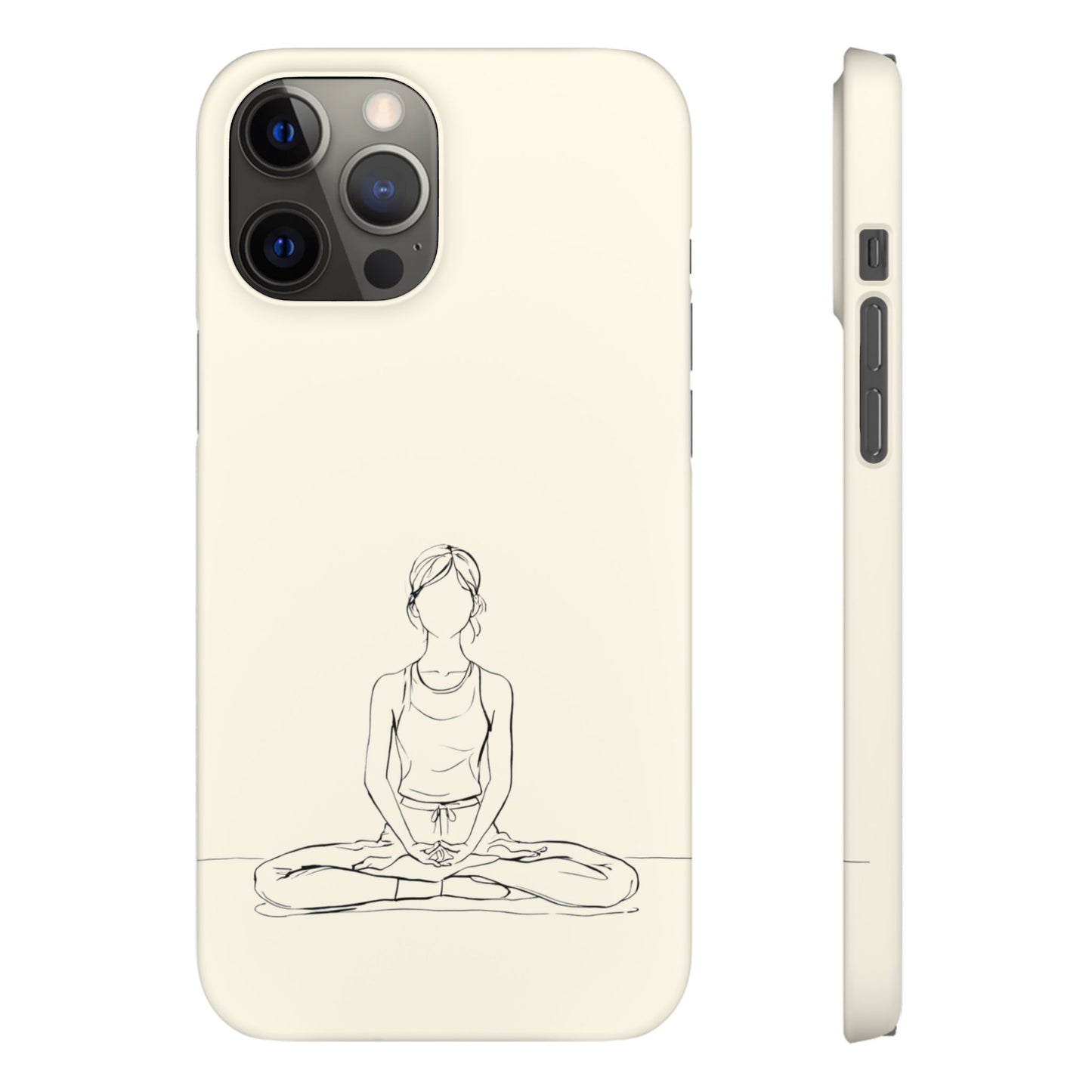 Serene Flow, Yoga Pose Phone Case For iPhone 16 15 Pro 14 12 XR 8 Samsung