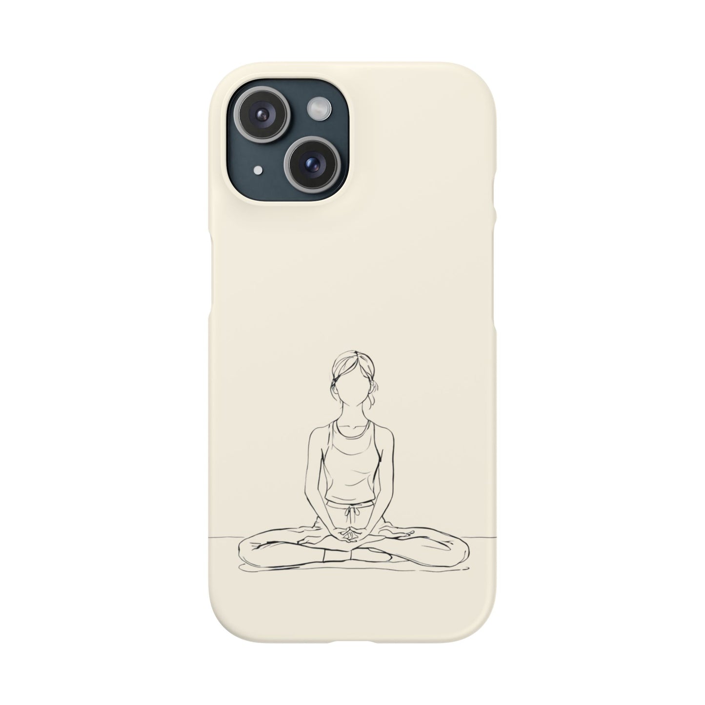 Serene Flow, Yoga Pose Phone Case For iPhone 16 15 Pro 14 12 XR 8 Samsung