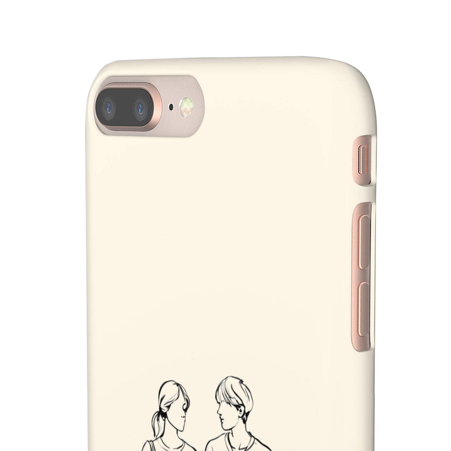 Together Forever Line Art Phone Case, Minimalist Couple Design For iPhone 16 15 Pro 14 12 XR 8 Samsung