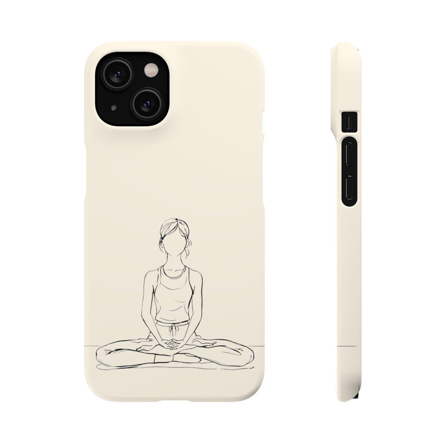 Serene Flow, Yoga Pose Phone Case For iPhone 16 15 Pro 14 12 XR 8 Samsung