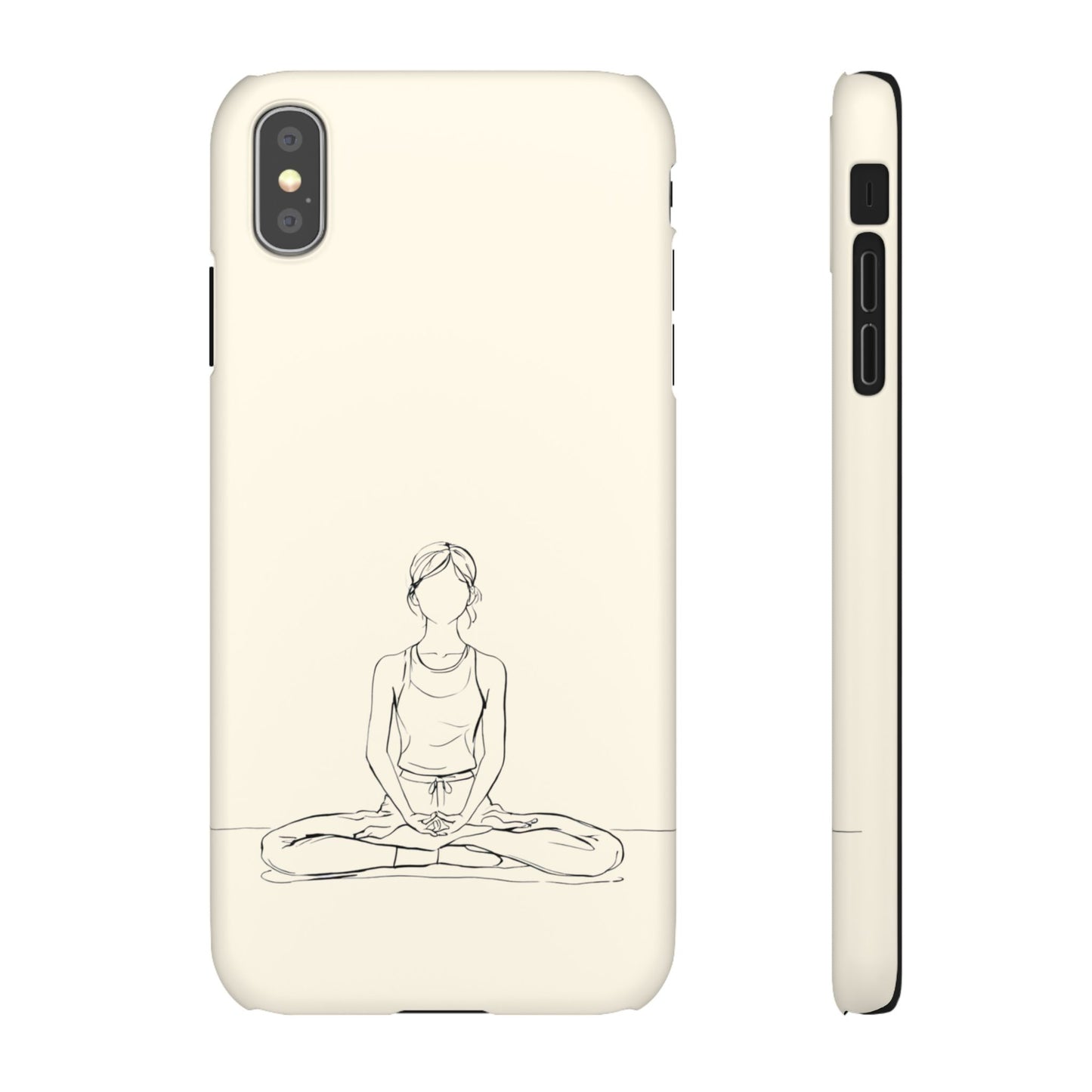 Serene Flow, Yoga Pose Phone Case For iPhone 16 15 Pro 14 12 XR 8 Samsung