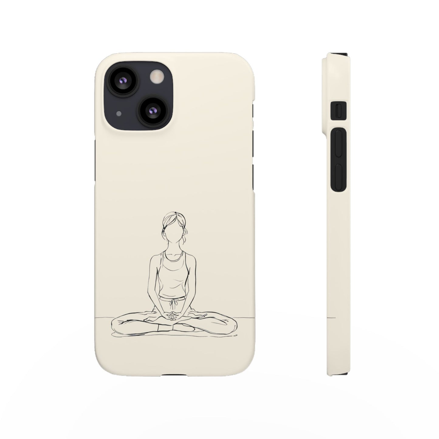 Serene Flow, Yoga Pose Phone Case For iPhone 16 15 Pro 14 12 XR 8 Samsung