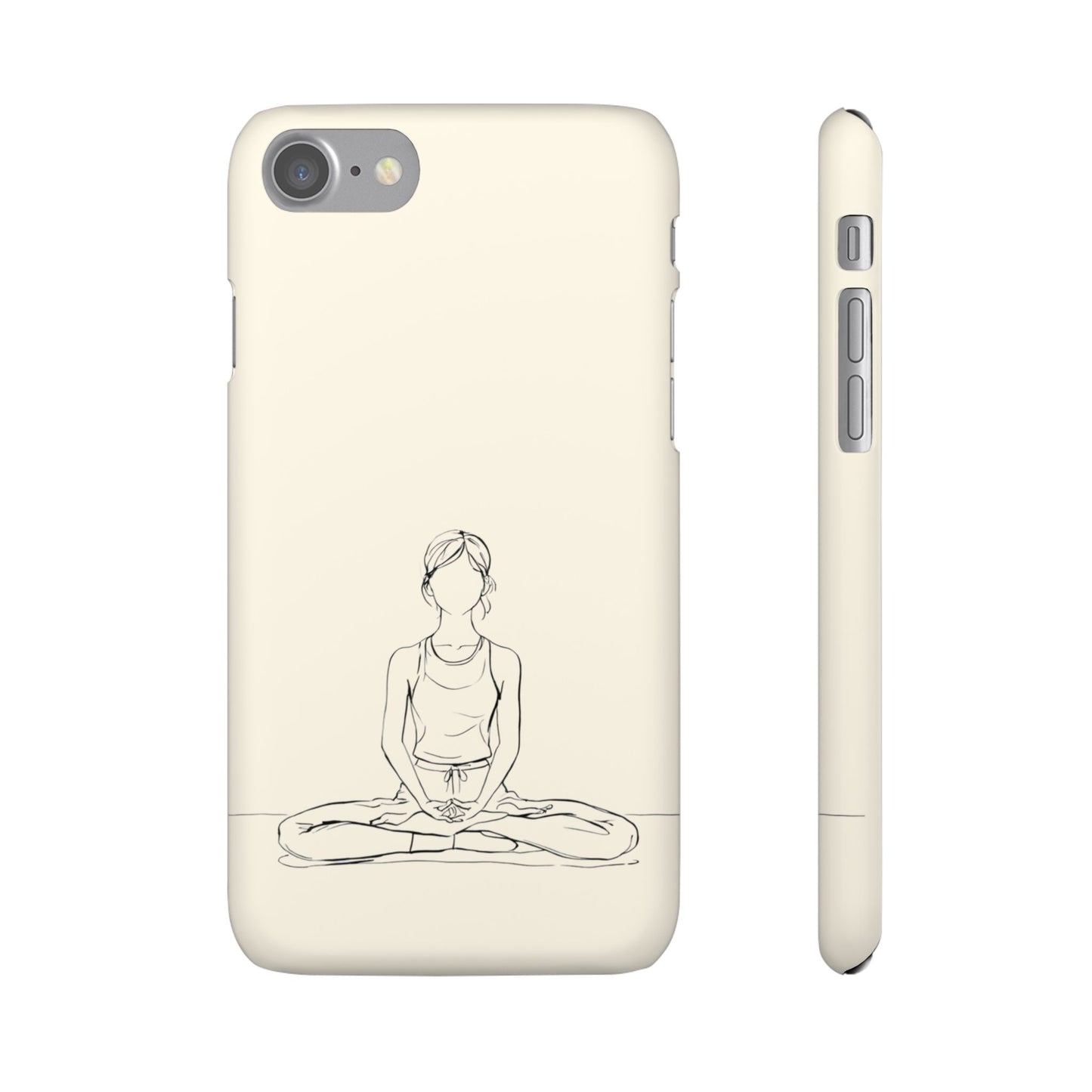 Serene Flow, Yoga Pose Phone Case For iPhone 16 15 Pro 14 12 XR 8 Samsung