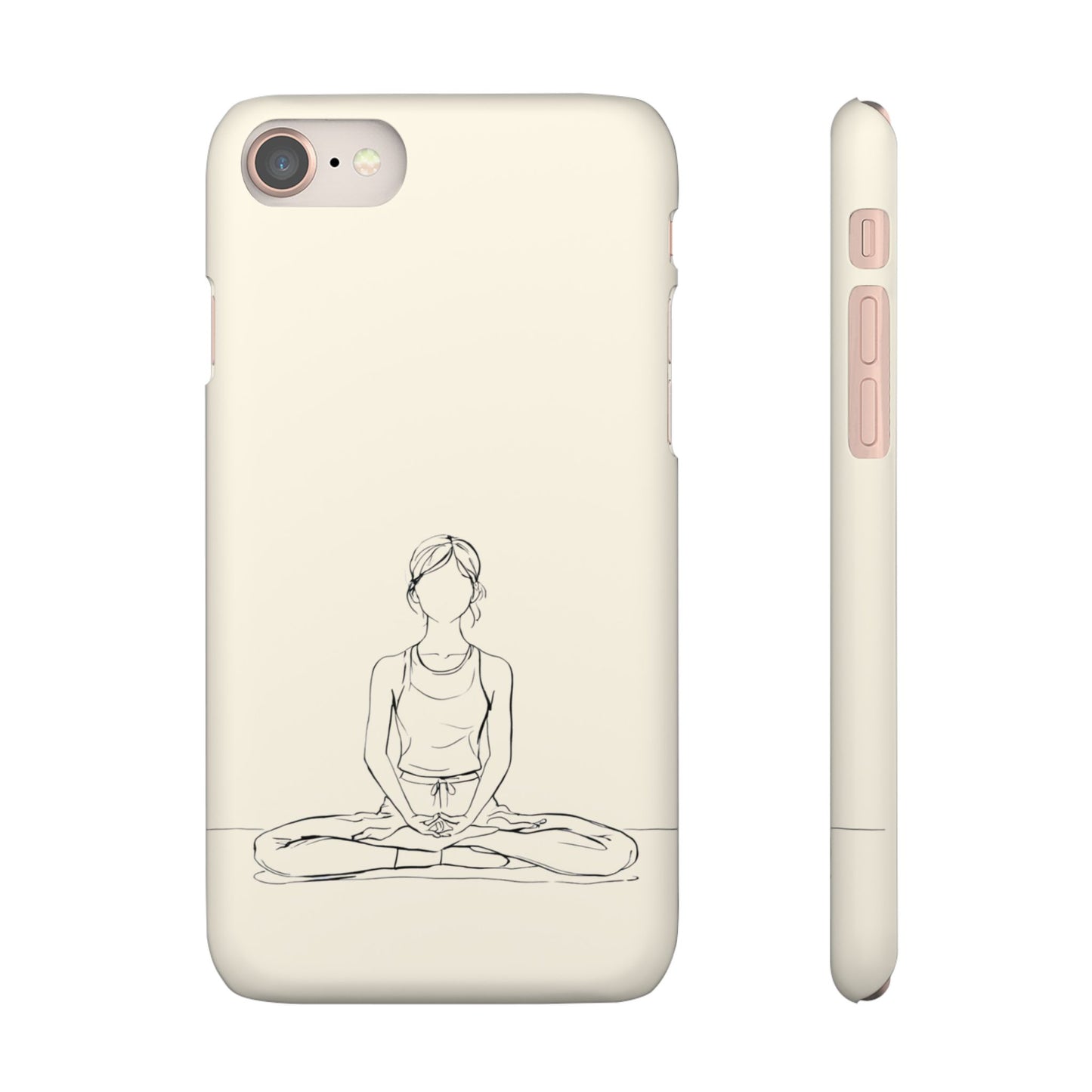 Serene Flow, Yoga Pose Phone Case For iPhone 16 15 Pro 14 12 XR 8 Samsung