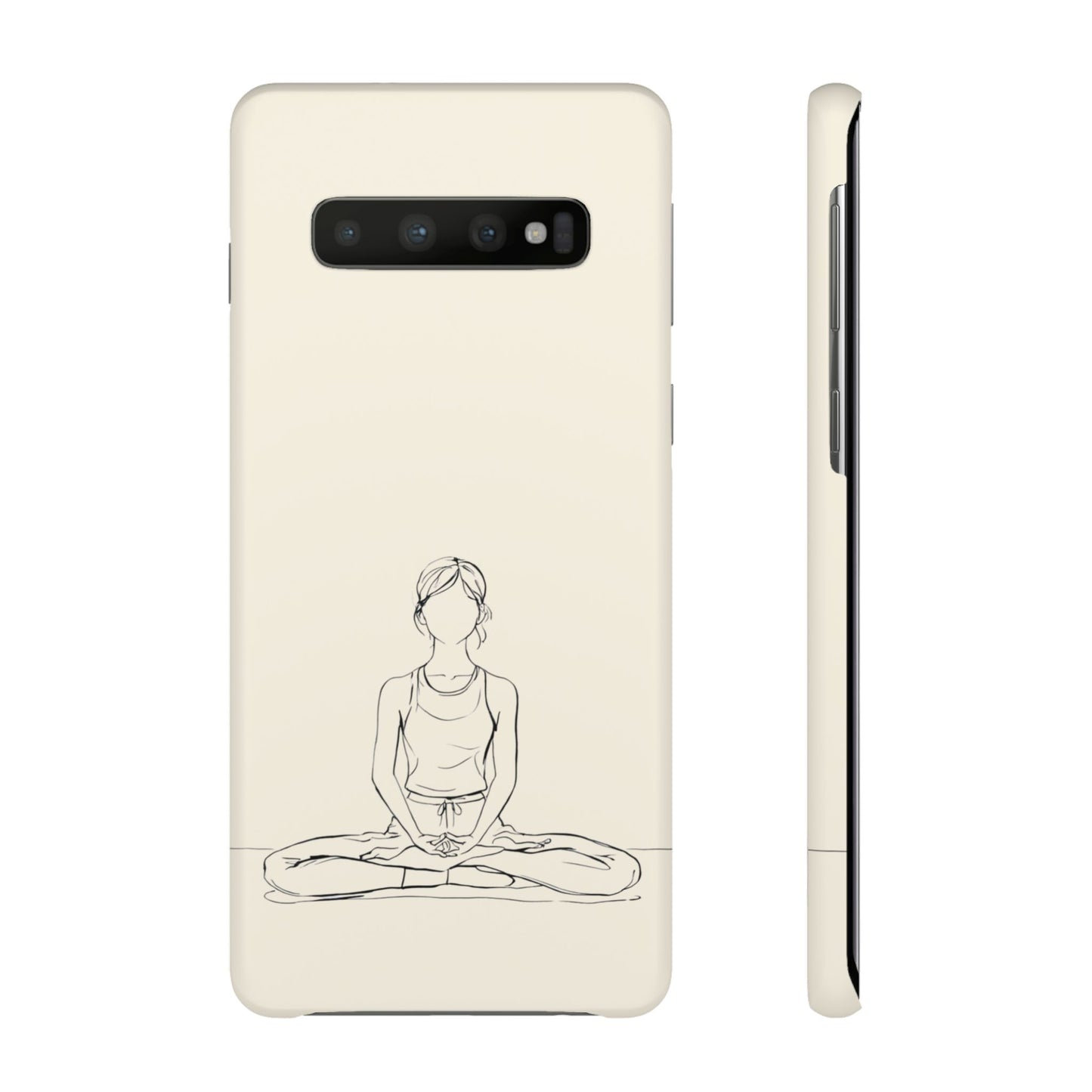 Serene Flow, Yoga Pose Phone Case For iPhone 16 15 Pro 14 12 XR 8 Samsung