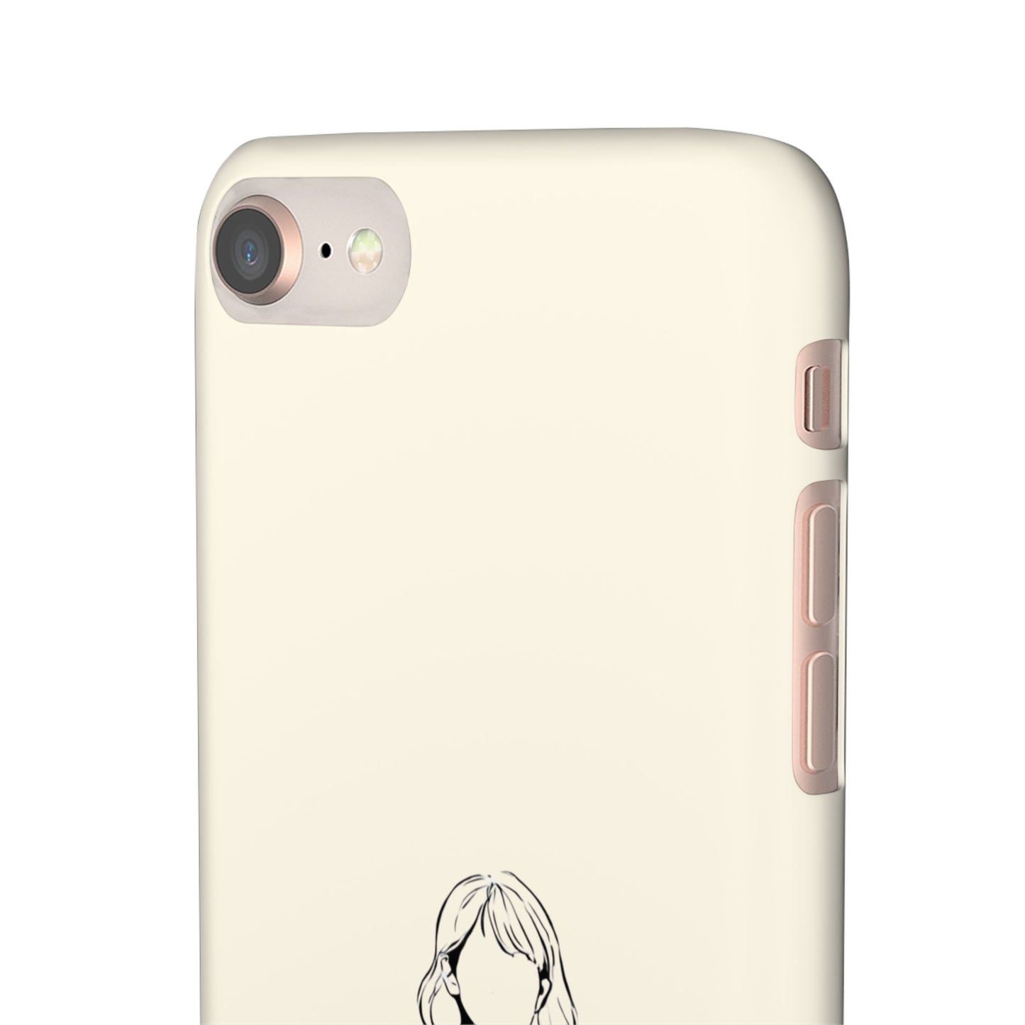 Girl and Cat Line Art Phone Case, Minimalist and Cozy Design, For iPhone 16 15 Pro 14 12 XR 7 8 Samsung