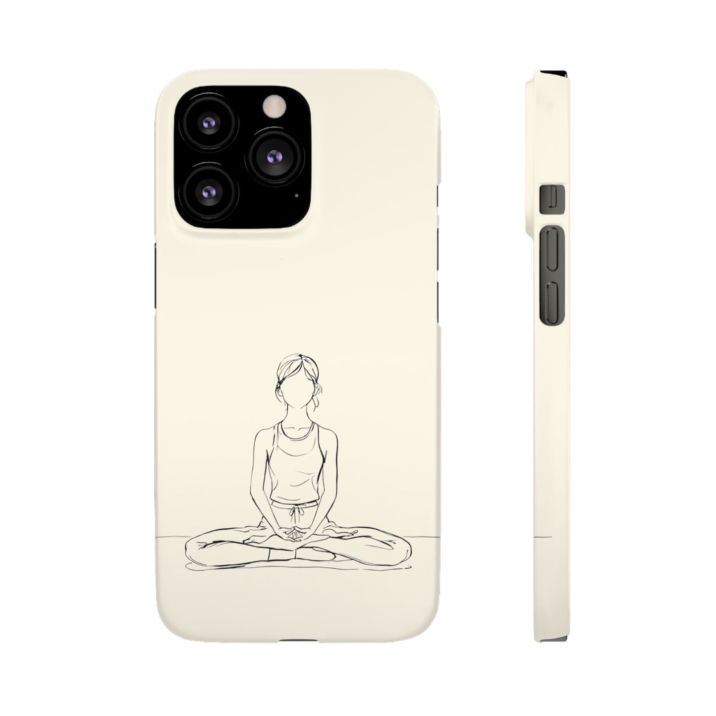 Serene Flow, Yoga Pose Phone Case For iPhone 16 15 Pro 14 12 XR 8 Samsung