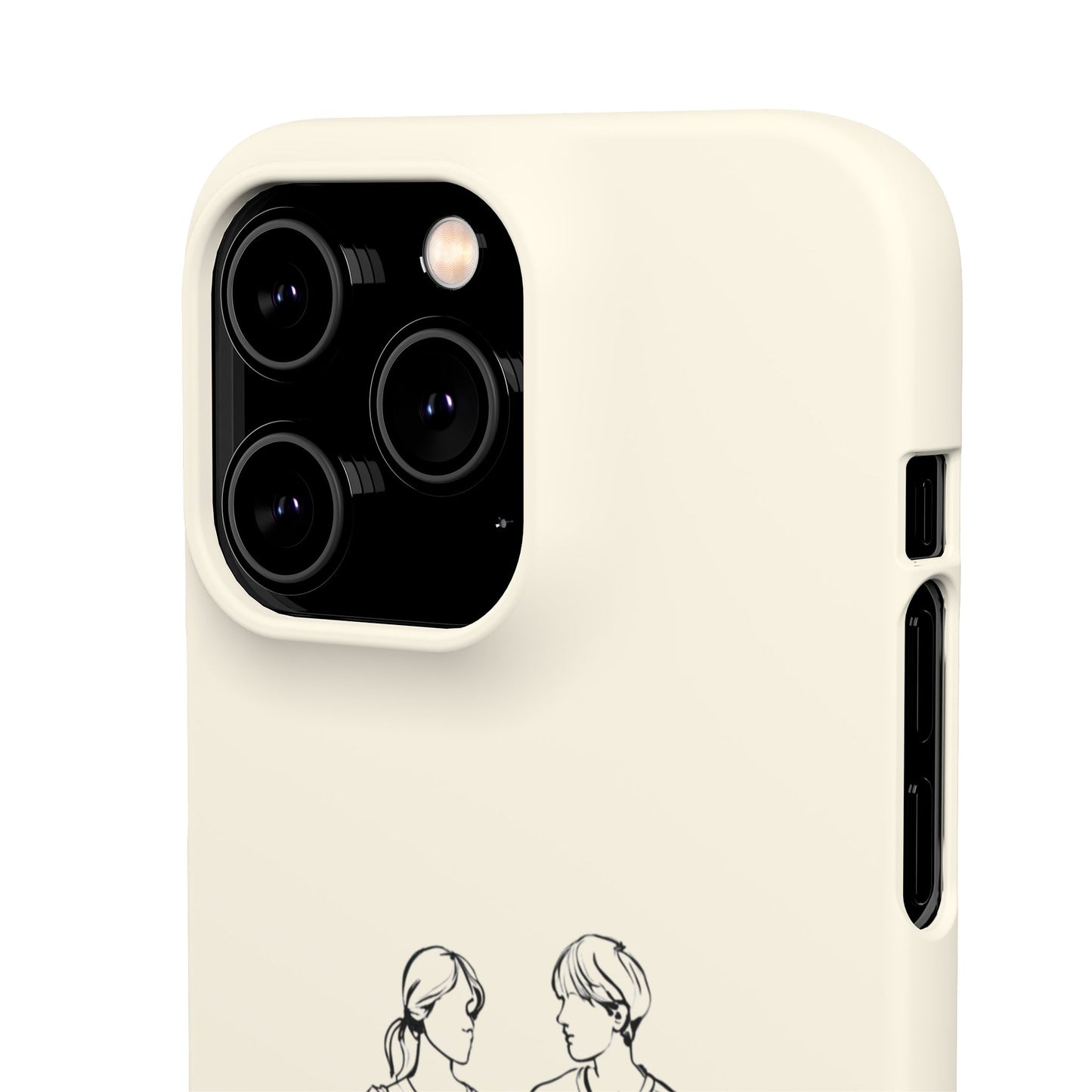 Together Forever Line Art Phone Case, Minimalist Couple Design For iPhone 16 15 Pro 14 12 XR 8 Samsung