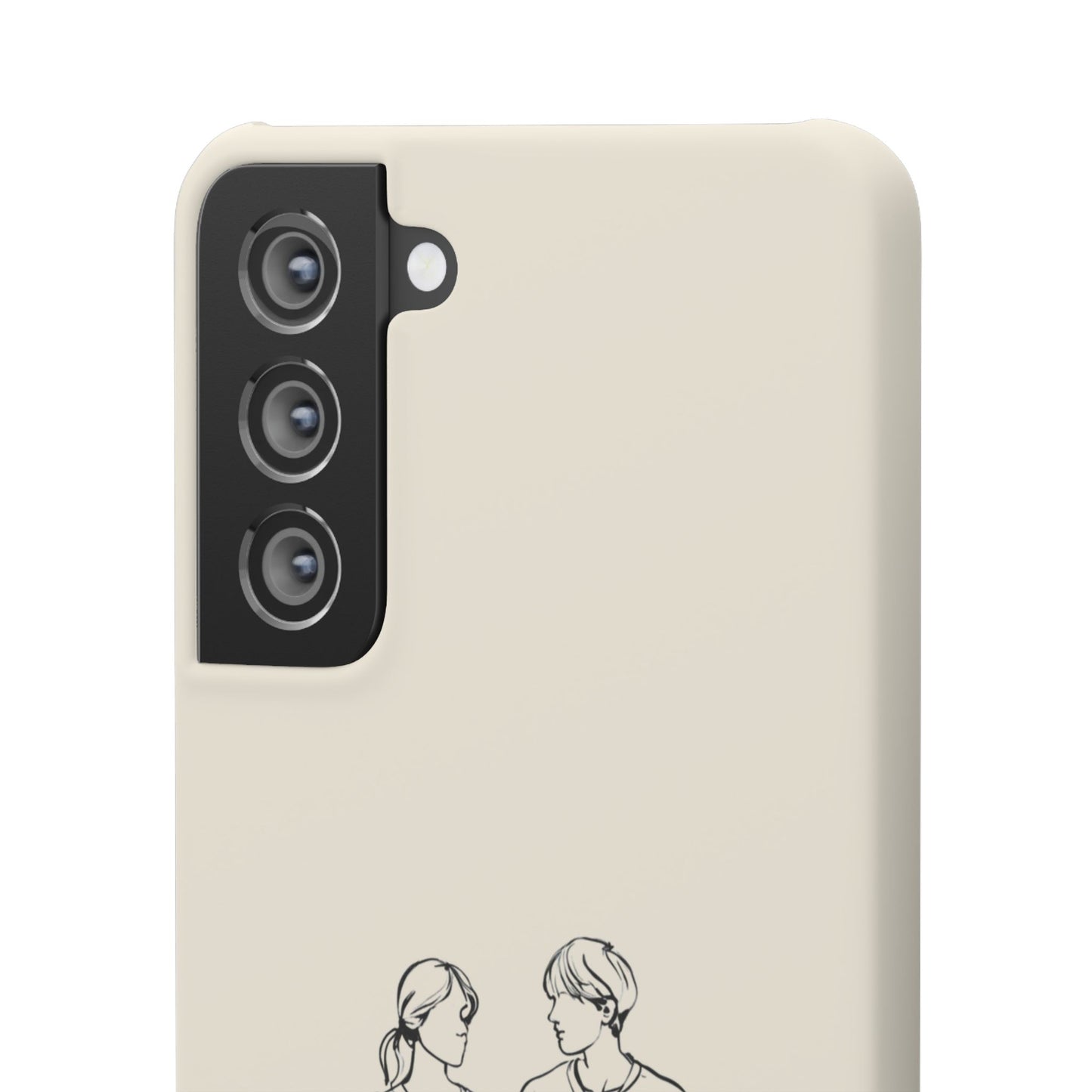 Together Forever Line Art Phone Case, Minimalist Couple Design For iPhone 16 15 Pro 14 12 XR 8 Samsung