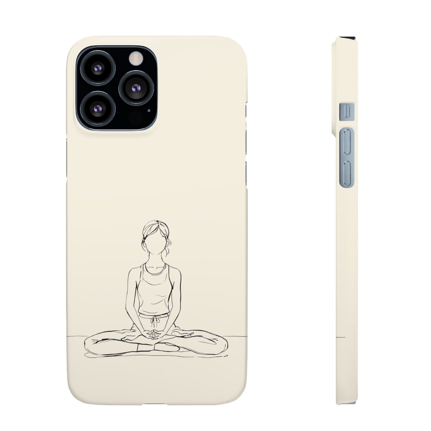 Serene Flow, Yoga Pose Phone Case For iPhone 16 15 Pro 14 12 XR 8 Samsung