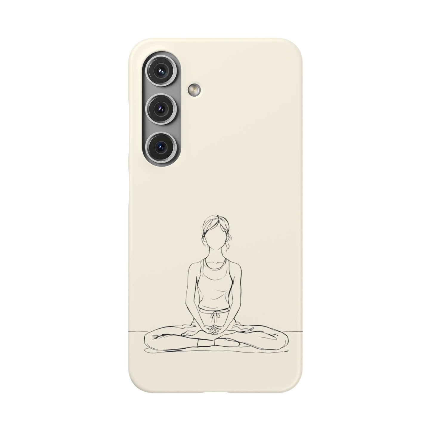 Serene Flow, Yoga Pose Phone Case For iPhone 16 15 Pro 14 12 XR 8 Samsung