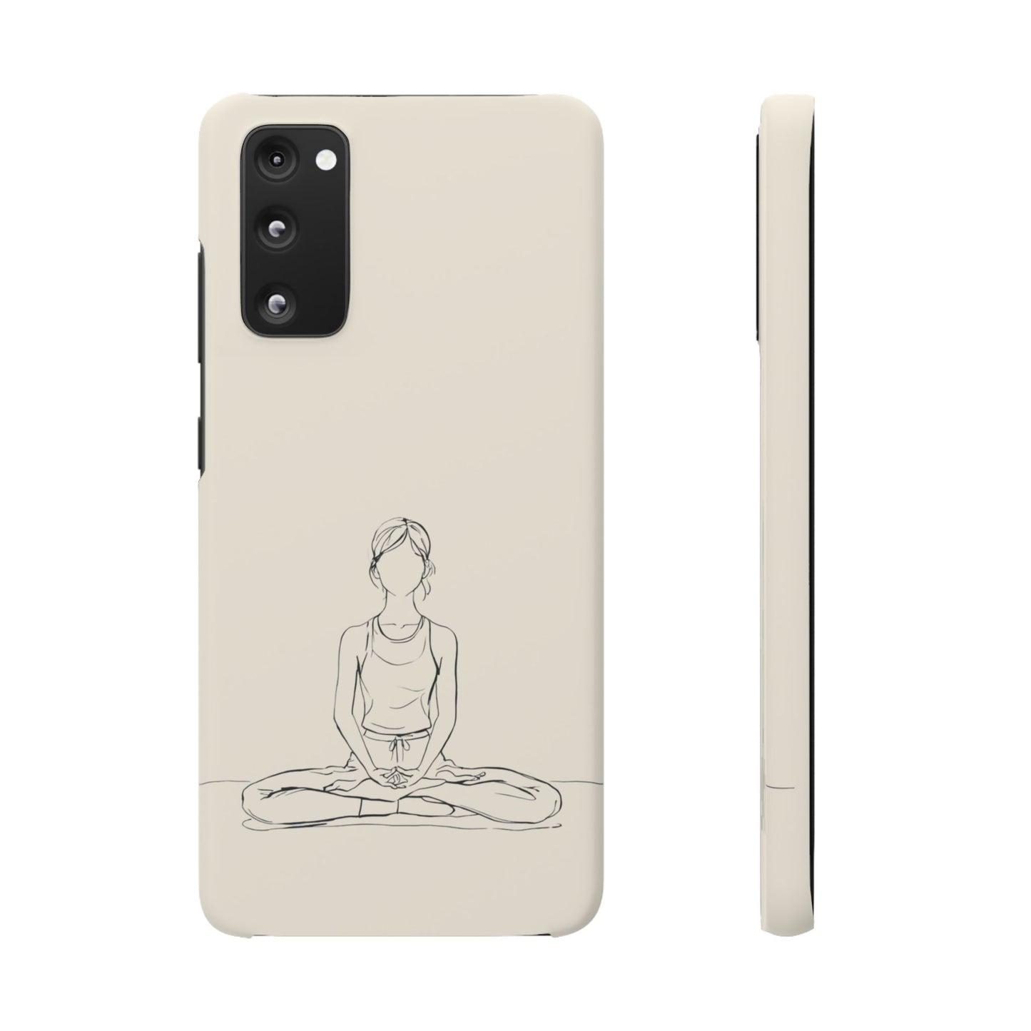 Serene Flow, Yoga Pose Phone Case For iPhone 16 15 Pro 14 12 XR 8 Samsung