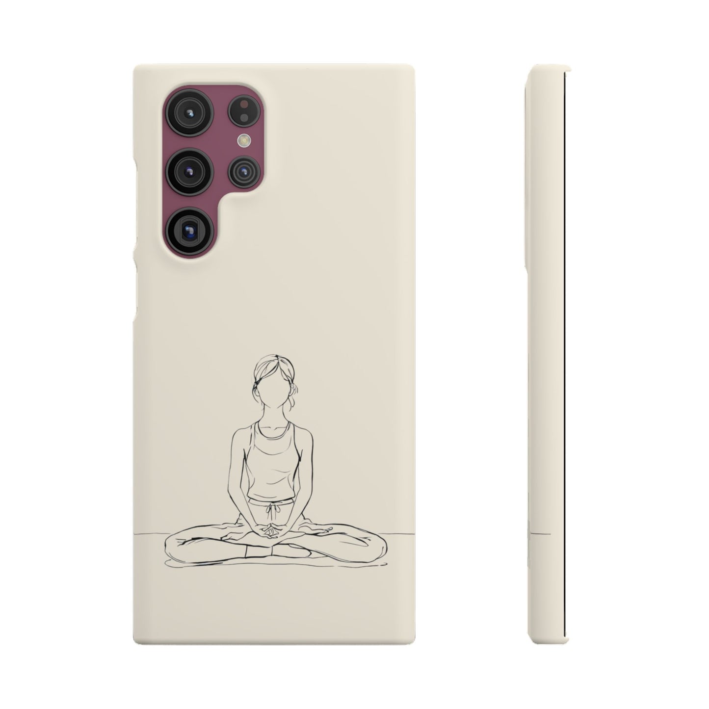 Serene Flow, Yoga Pose Phone Case For iPhone 16 15 Pro 14 12 XR 8 Samsung