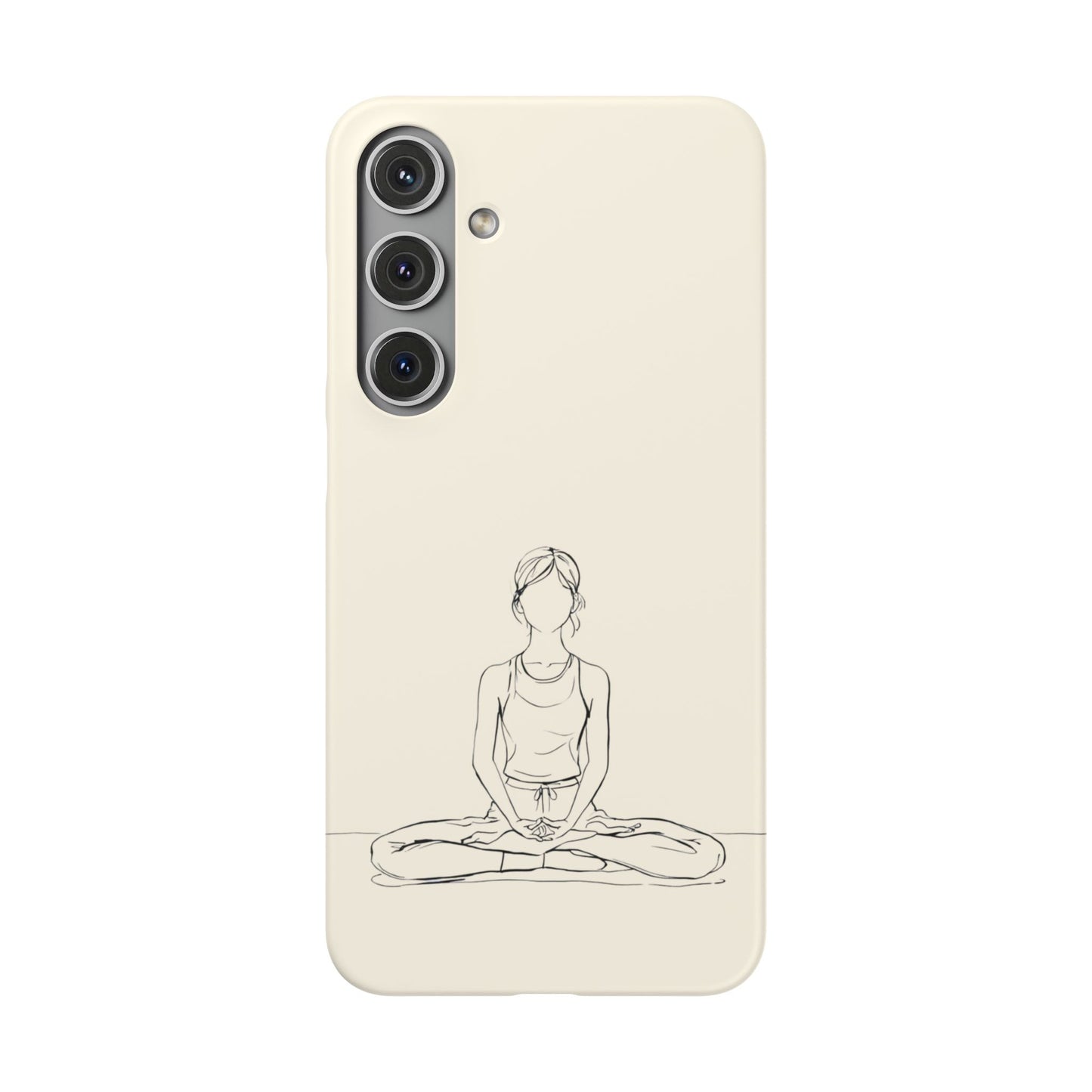 Serene Flow, Yoga Pose Phone Case For iPhone 16 15 Pro 14 12 XR 8 Samsung