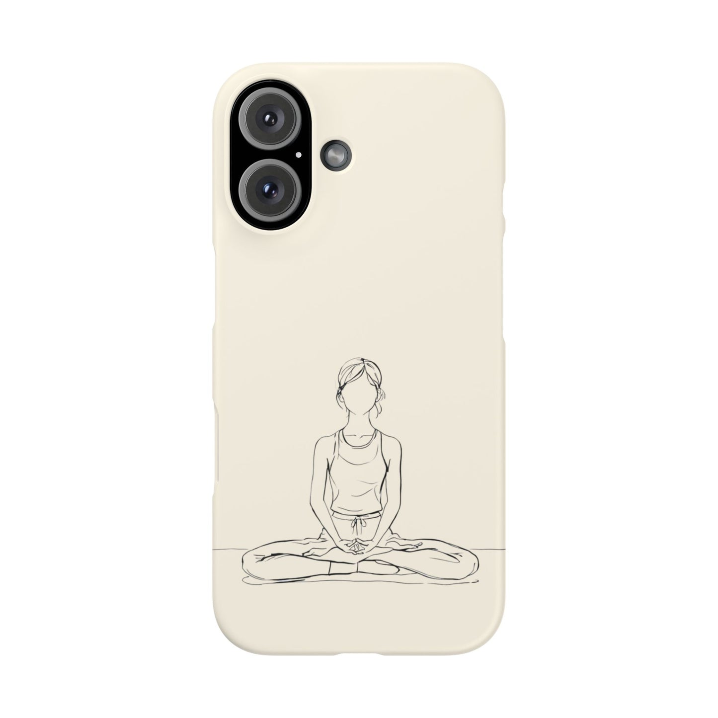 Serene Flow, Yoga Pose Phone Case For iPhone 16 15 Pro 14 12 XR 8 Samsung