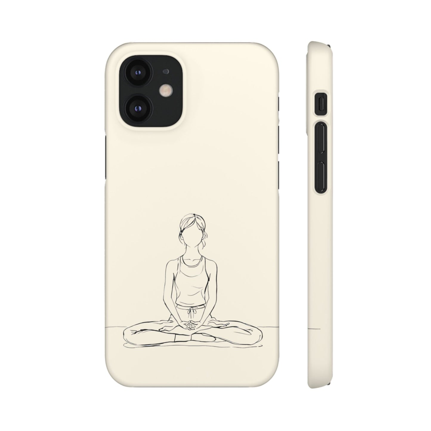 Serene Flow, Yoga Pose Phone Case For iPhone 16 15 Pro 14 12 XR 8 Samsung