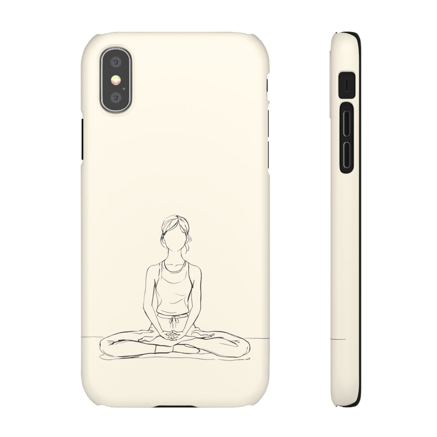 Serene Flow, Yoga Pose Phone Case For iPhone 16 15 Pro 14 12 XR 8 Samsung