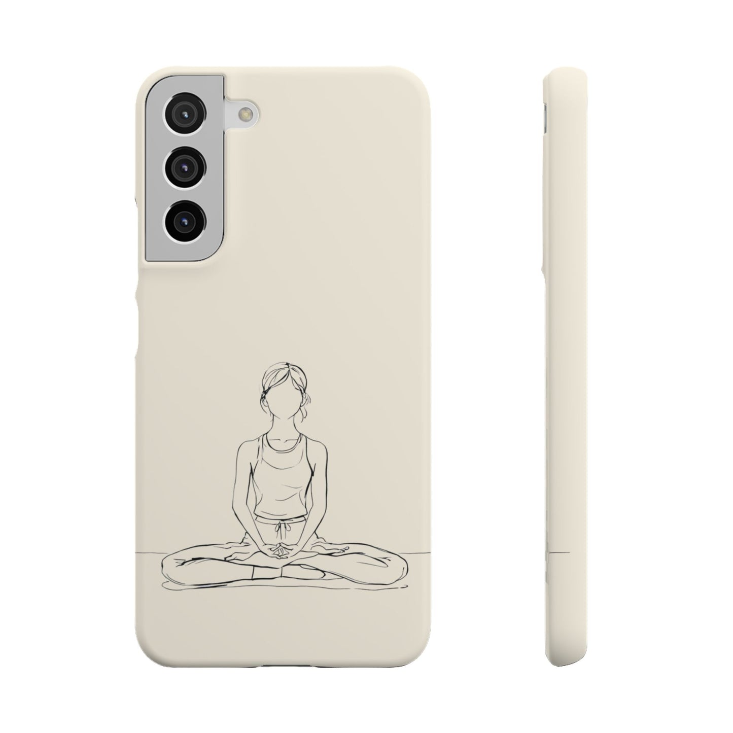 Serene Flow, Yoga Pose Phone Case For iPhone 16 15 Pro 14 12 XR 8 Samsung