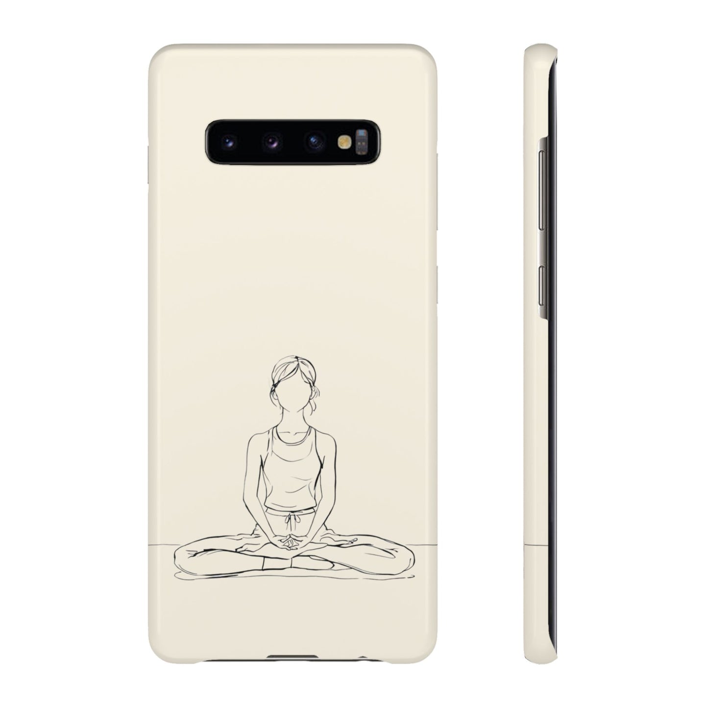 Serene Flow, Yoga Pose Phone Case For iPhone 16 15 Pro 14 12 XR 8 Samsung