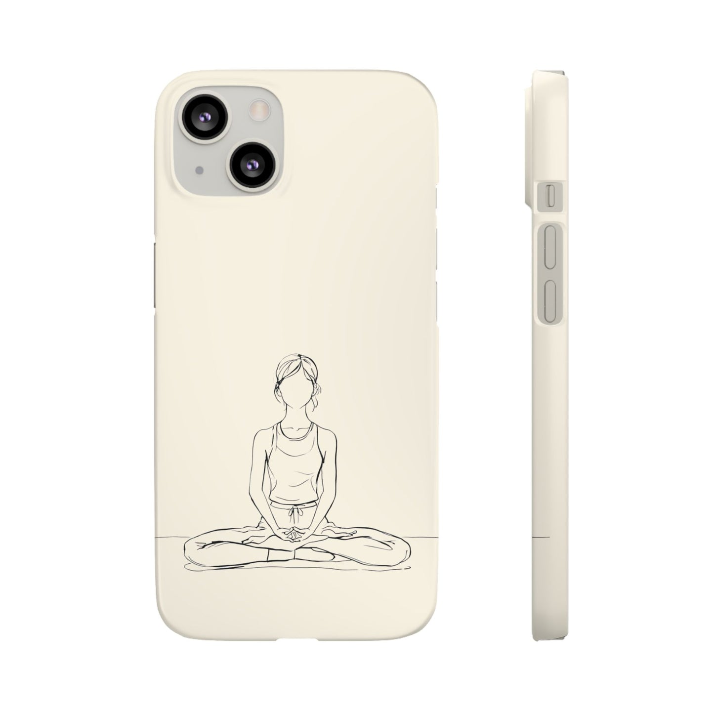 Serene Flow, Yoga Pose Phone Case For iPhone 16 15 Pro 14 12 XR 8 Samsung